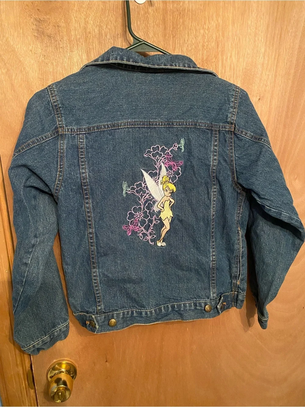 Disney Vintage Tinker Bell Embroidered Denim Jacket